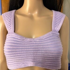 Target Lilac Ribbed Bralette